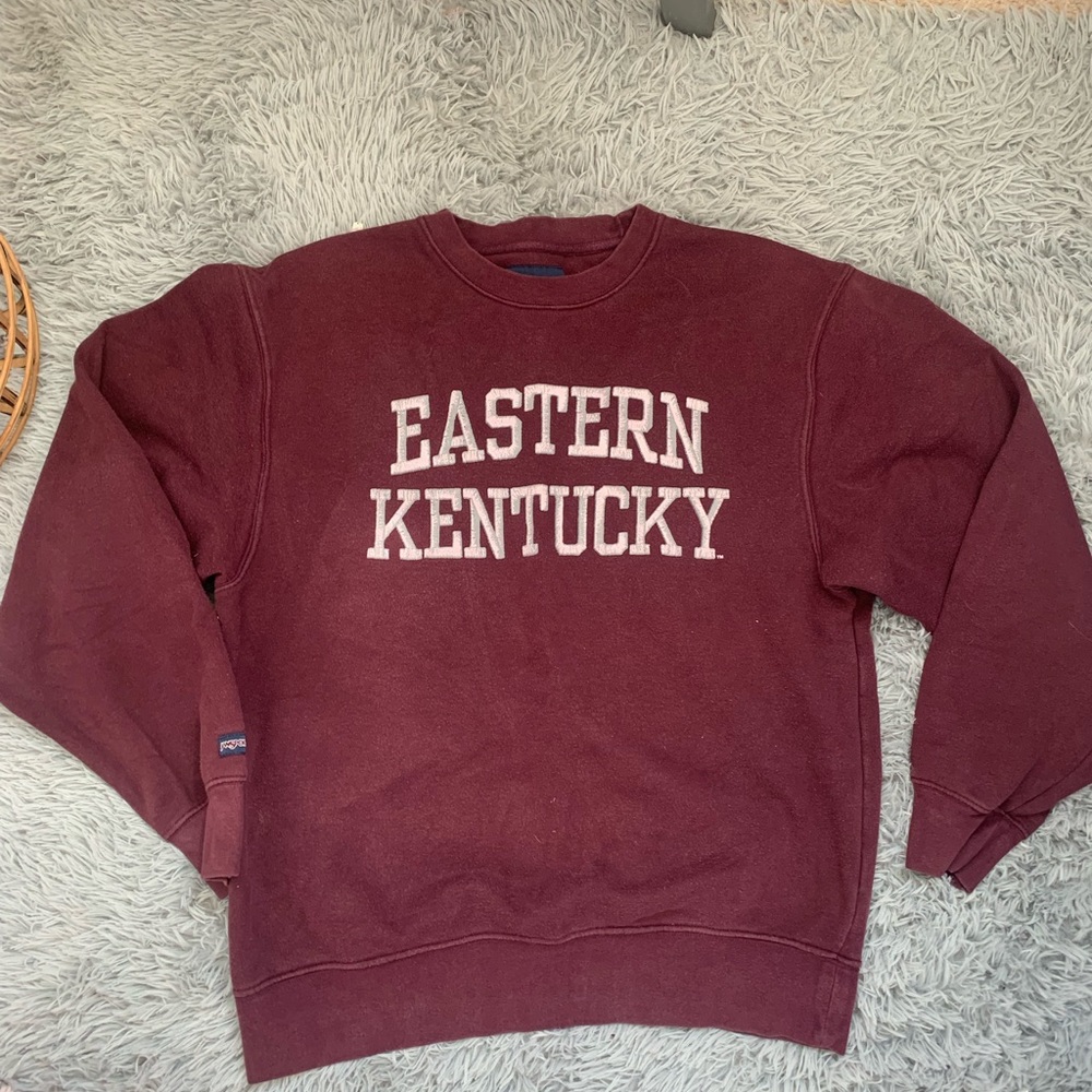 Marroon Jan sport Eastern Kentucky sweatshirt